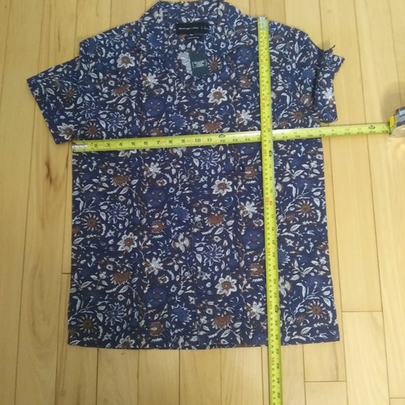 Abercrombie & Fitch button up linen blend shirt S - Picture 5 of 15